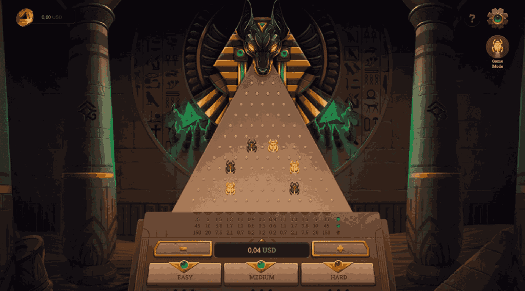Jak hrát Plinko Anubis
