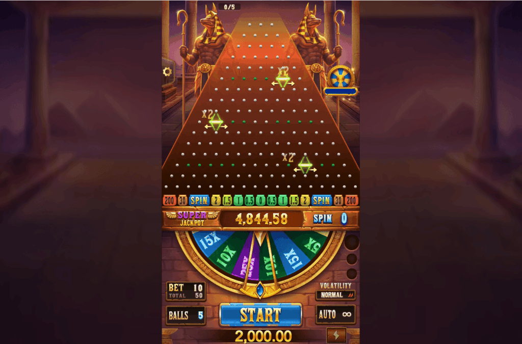 Grafika Plinko Empire Demo