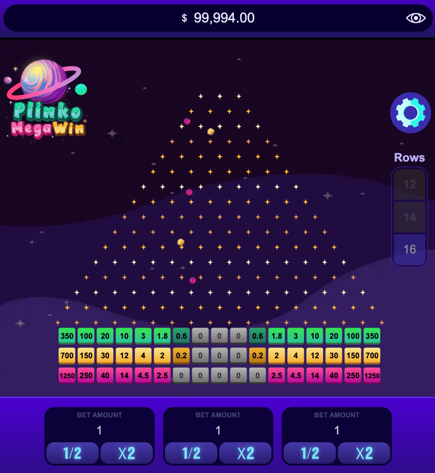 Jak hrát Plinko Mega Win