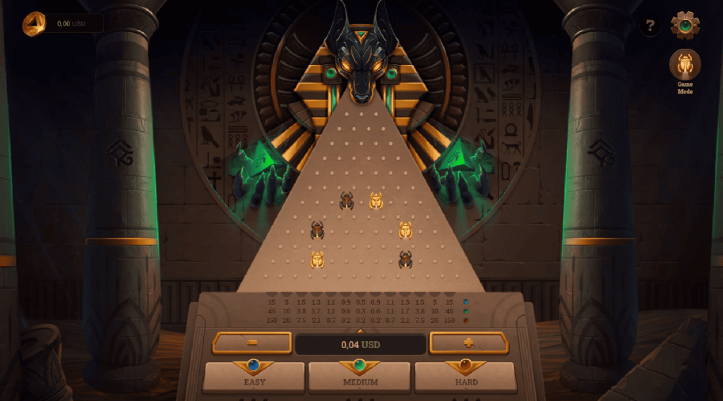 Jak hrát Plinko Anubis