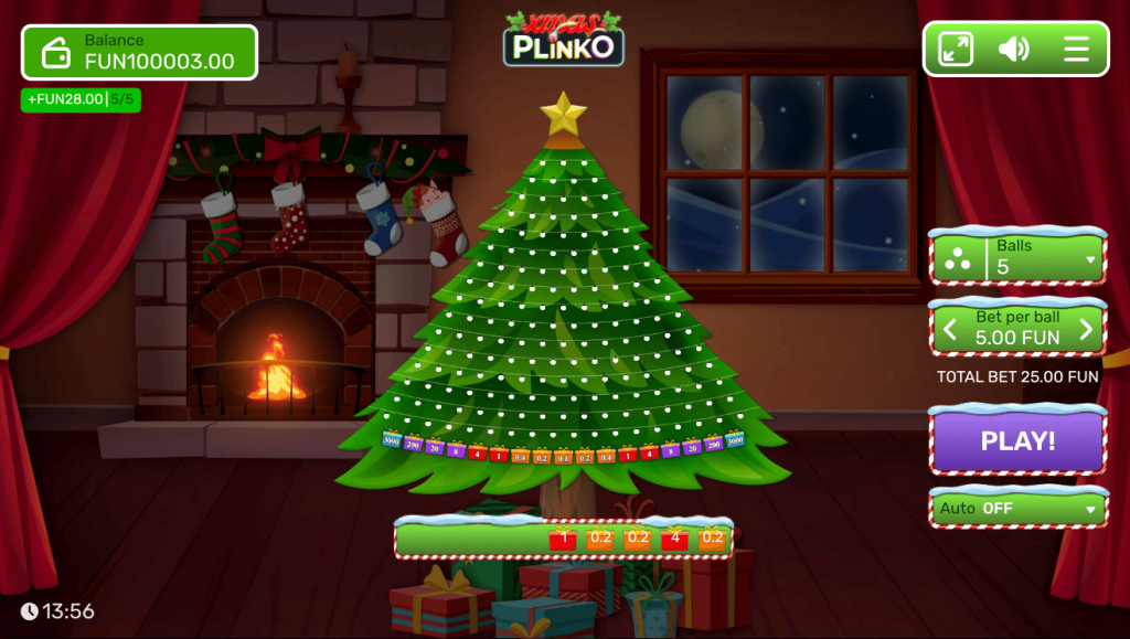 Jak hrát Plinko Xmas