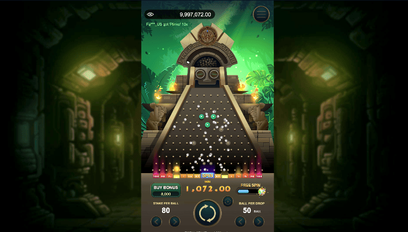 Jak hrát Aztec Plinko