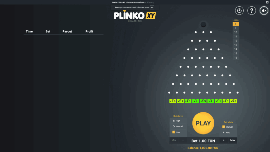 Plinko XY